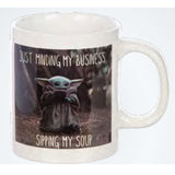 Star Wars Mandalorian Baby Yoda Grogu Ceramic Coffee Mug, 20-Ounces 