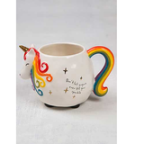 Folk Ark Rainbow Mane Unicorn Mug