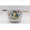 Pokémon Snorlax Ceramic Ramen Bowl with Chopsticks