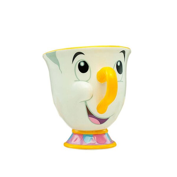 Disney Beauty and the Beast Chip Mug Tea Cup Ceramic Coffee Officially  Licensed