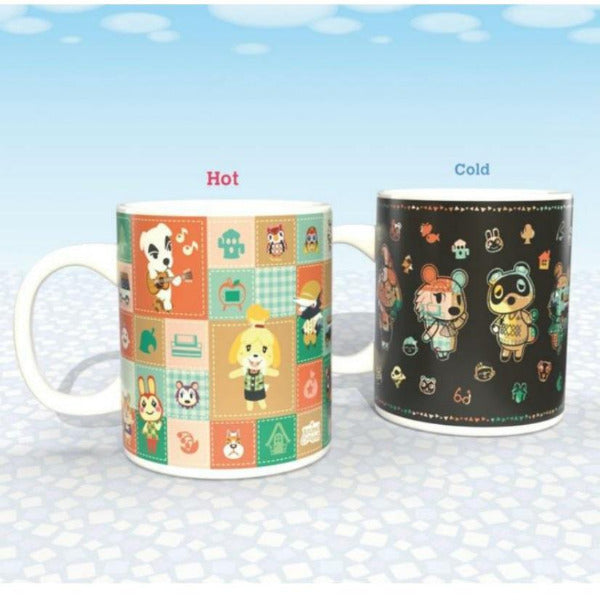 Animal Crossing Characters 10oz Heat Change Ceramic Mug