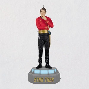 Hallmark 2022 Star Trek™ Mirror Mirror Collection Lieutenant Commander Montgomery Scott Ornament With Light and Sound