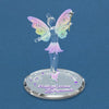 Follow Your Dreams Lavender Fairy with Crystals Glass Figurine