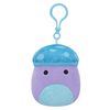 Squishmallow Pyle the Purple and Blue Mushroom With Fuzzy Belly 3.5" Clip Stuffed Plush by Kelly Toy