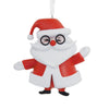 Stylized Santa with Eye Glasses Hallmark Ornament