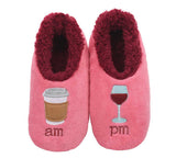 Women's Simply Pairables Cozy SnooziesÂ® Pink AM PM Coffee Wine