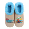 Women's Simply Pairables Cozy SnooziesÂ® Beige Blue My Getaway