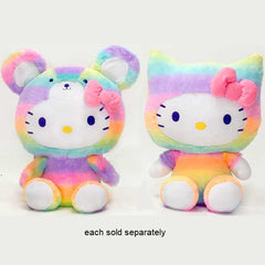 Giant retailer Hello Kitty Plush Toy 17.5 inch Rainbow Sherbet Bear