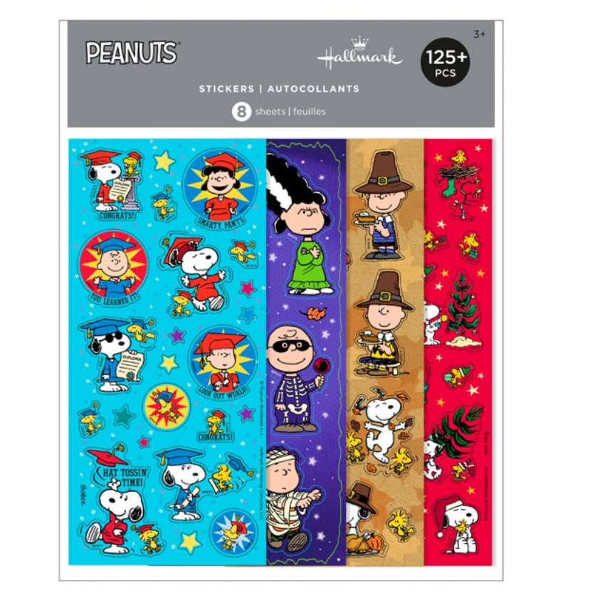 Hallmark Peanuts® Holiday Stickers Assortment Steve's Hallmark