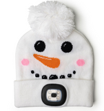 Christmas Kids Night Scope™ Rechargeable LED Light Beanie Pom Hat